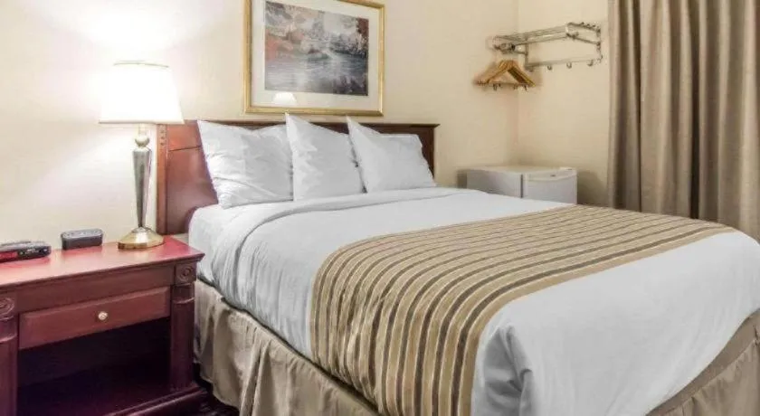 Bed in Econo Lodge