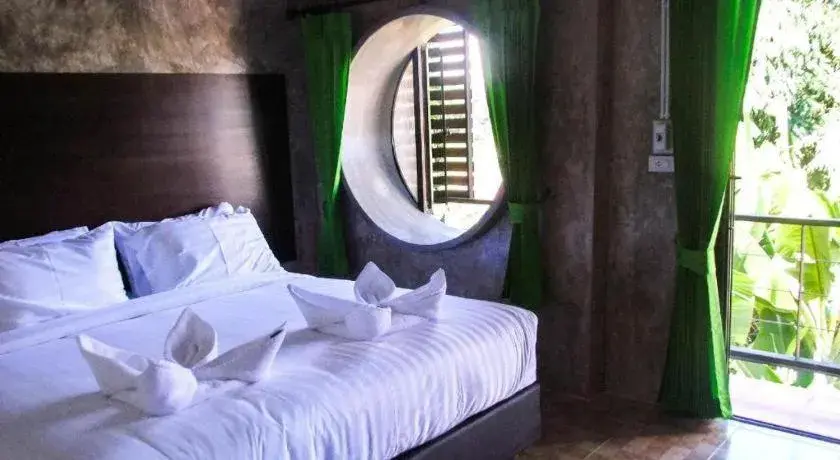 Bed in SabayNan Hotel Bed in SabayNan Hotel