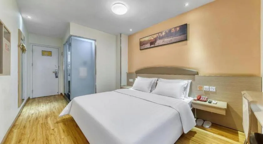 Bed in 7 Days Inn Ya'an Langqiao Pedestrian Street Center