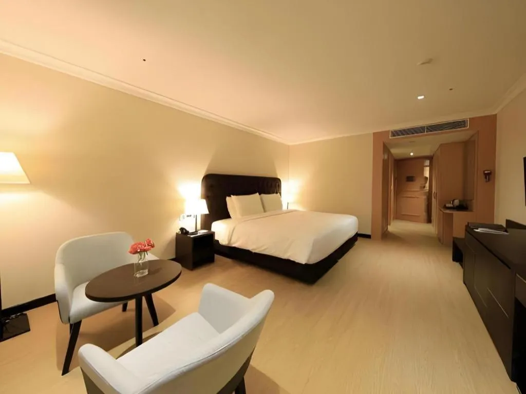 Bed in Jeju Booyoung Hotel