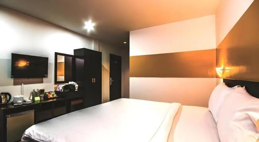 Bed in Mukdaview Hotel