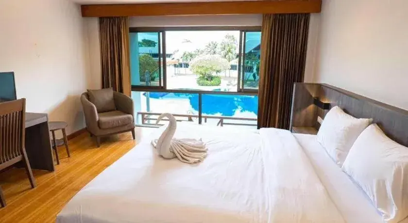 Bed in The Impress Nan Hotel Bed in The Impress Nan Hotel