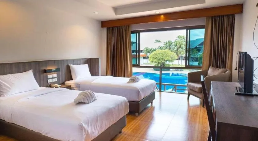 Bed in The Impress Nan Hotel