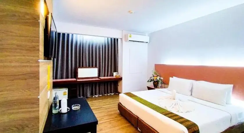 Bed in Mayflower Grande Hotel Bed in Mayflower Grande Hotel