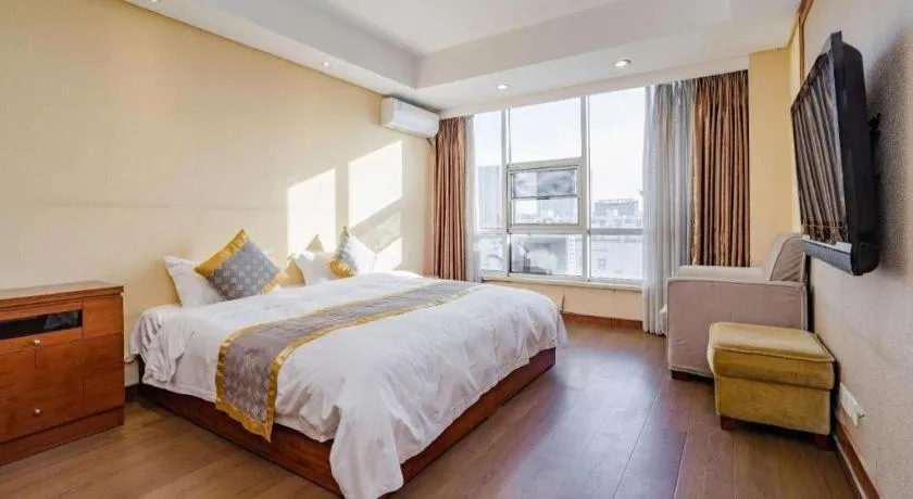 Bed in Qingdao TianRun JinWang Hotel