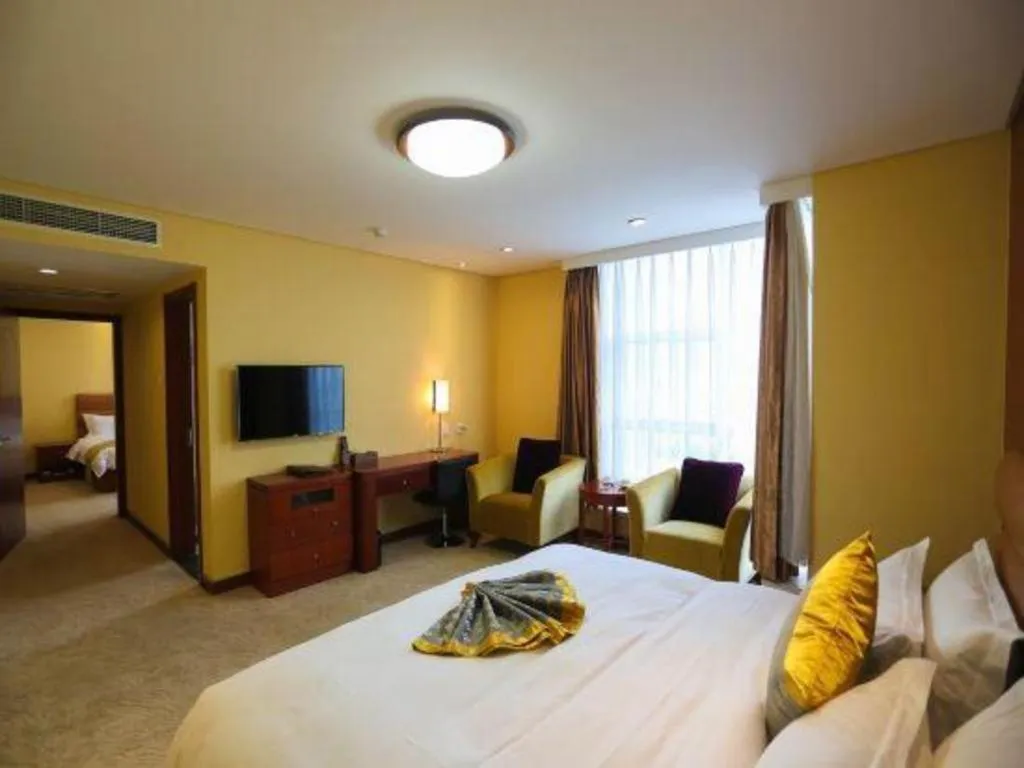 Bed in Qingdao TianRun JinWang Hotel