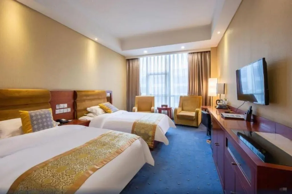 Bed in Qingdao TianRun JinWang Hotel