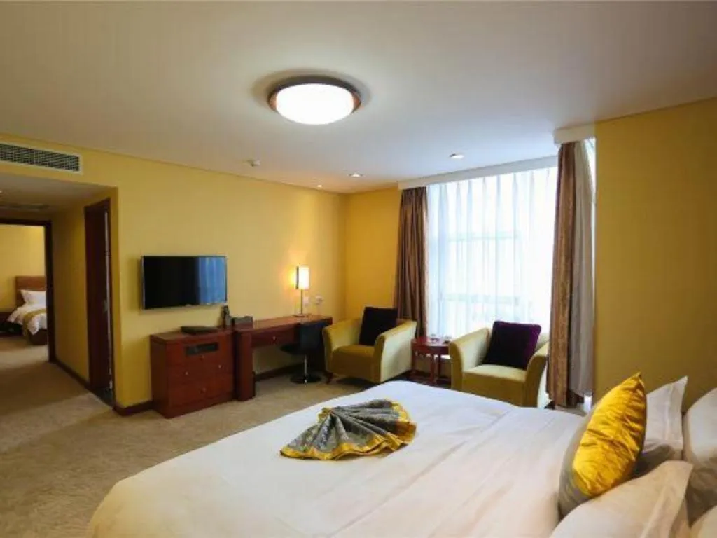 Bed in Qingdao TianRun JinWang Hotel