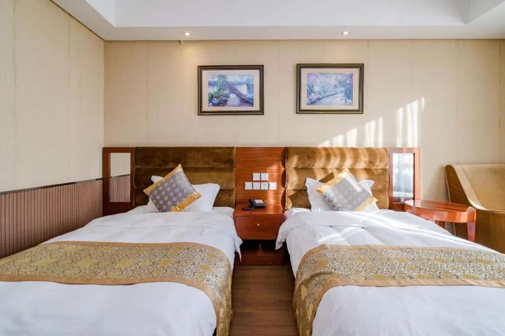 Bed in Qingdao TianRun JinWang Hotel