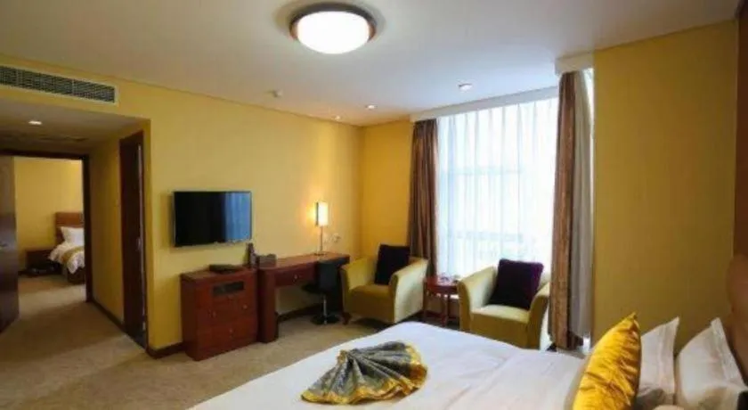 Bed in Qingdao TianRun JinWang Hotel