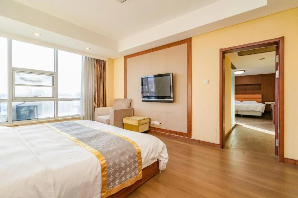 Bed in Qingdao TianRun JinWang Hotel