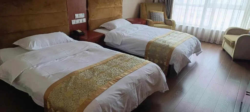 Bed in Qingdao TianRun JinWang Hotel