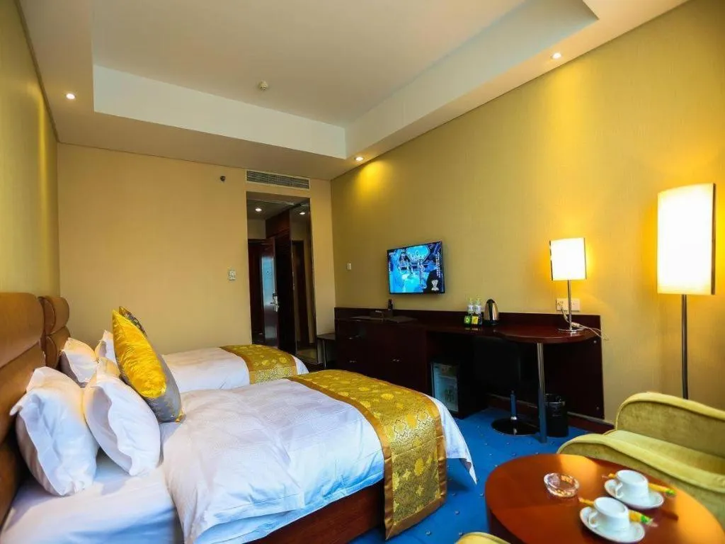 Bed in Qingdao TianRun JinWang Hotel