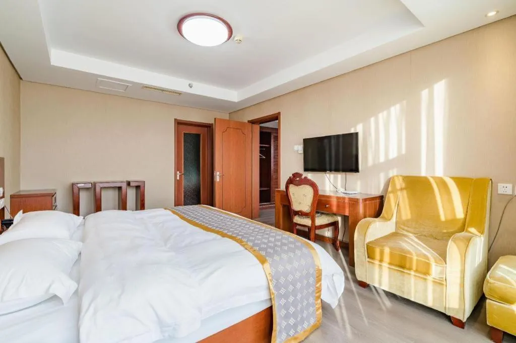 Bed in Qingdao TianRun JinWang Hotel