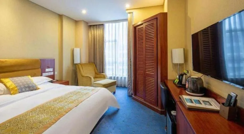 Bed in Qingdao TianRun JinWang Hotel