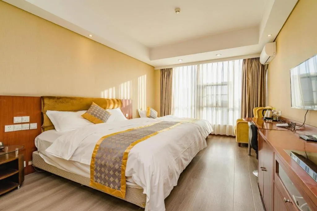 Bed in Qingdao TianRun JinWang Hotel