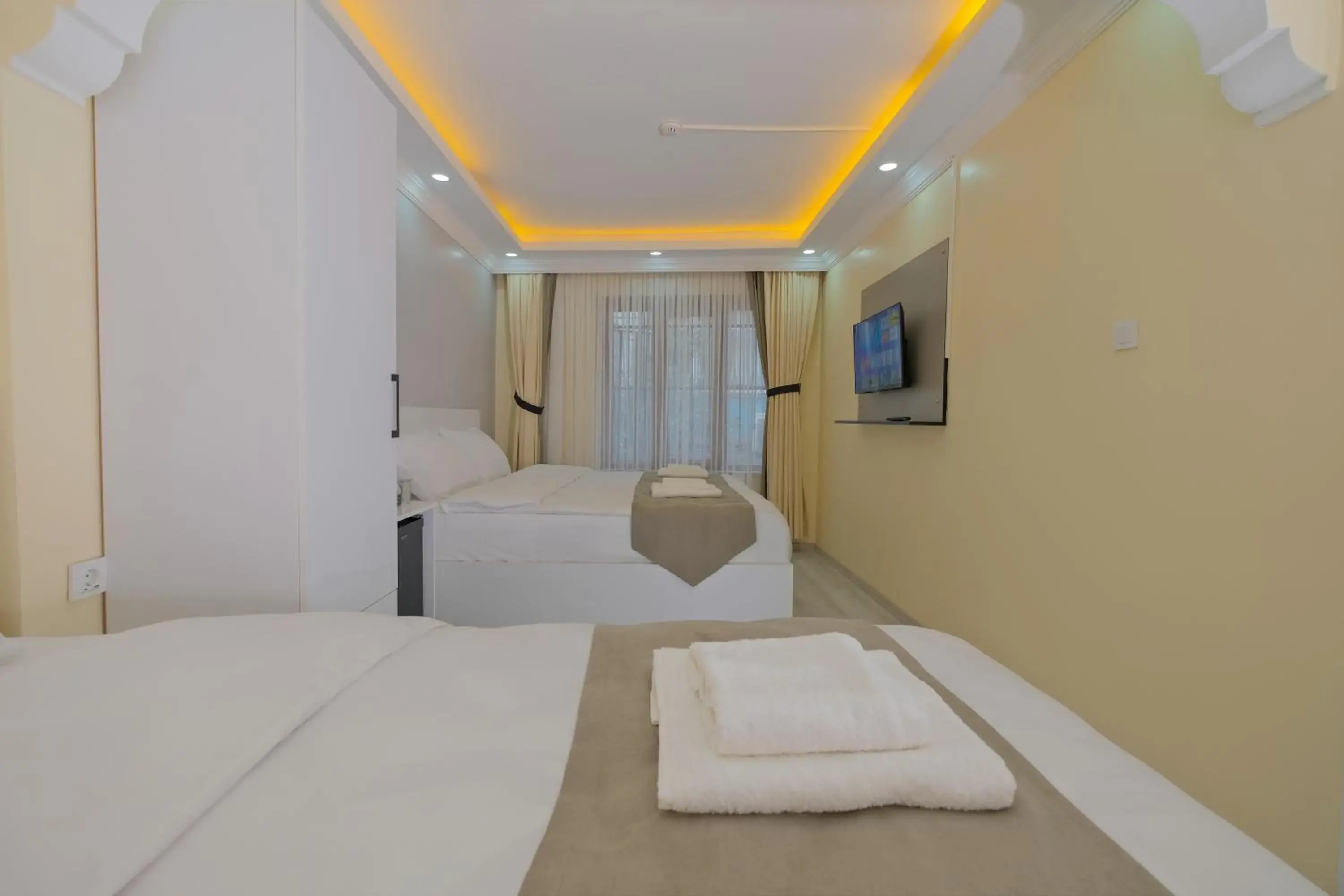 Bed in Lucky Hotel İstanbul Bed in Lucky Hotel İstanbul