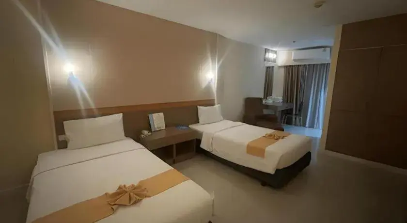 Bed in Clef Hotel Bangkok Bed in Clef Hotel Bangkok