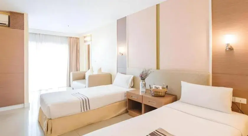 Bed in Clef Hotel Bangkok Bed in Clef Hotel Bangkok