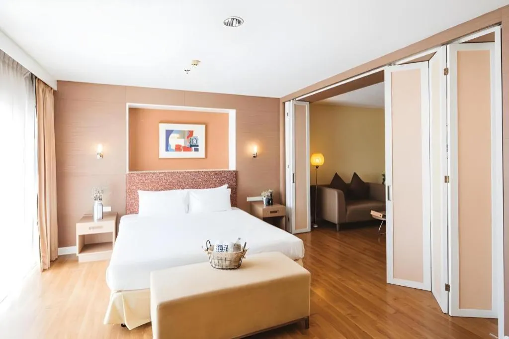 Bed in Clef Hotel Bangkok