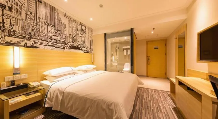 Bed in City Comfort Inn Zhongshan Lihe Square Walmart Branch