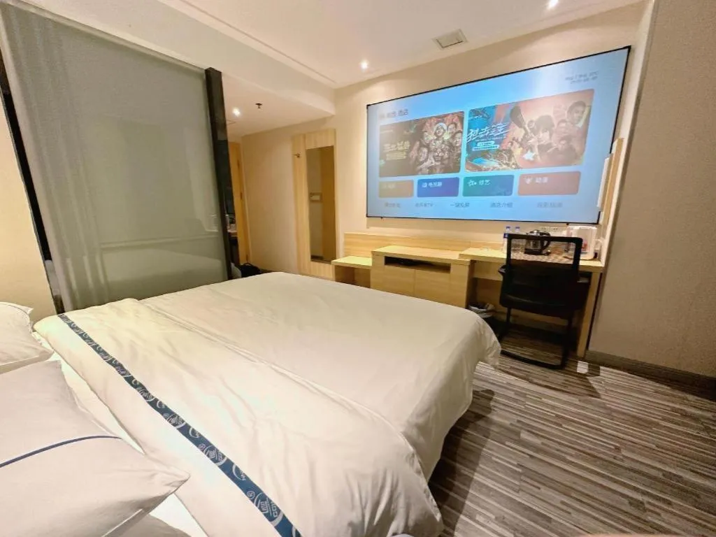 Bed in City Comfort Inn Zhongshan Lihe Square Walmart Branch