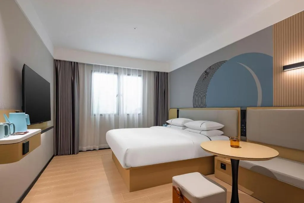 Bed in City Comfort Inn Zhongshan Lihe Square Walmart Branch