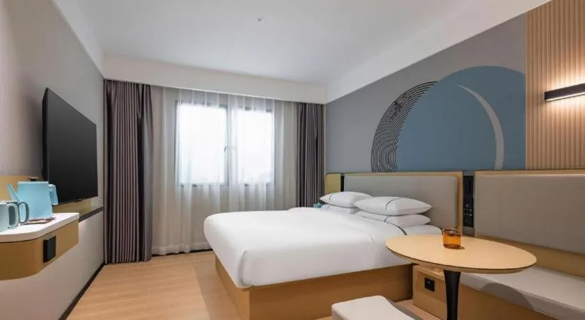 Bed in City Comfort Inn Zhongshan Lihe Square Walmart Branch