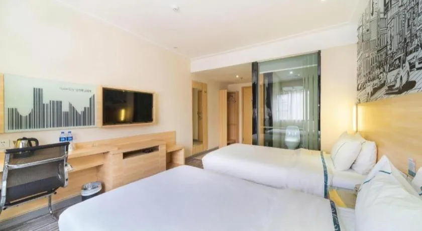 Bed in City Comfort Inn Zhongshan Lihe Square Walmart Branch