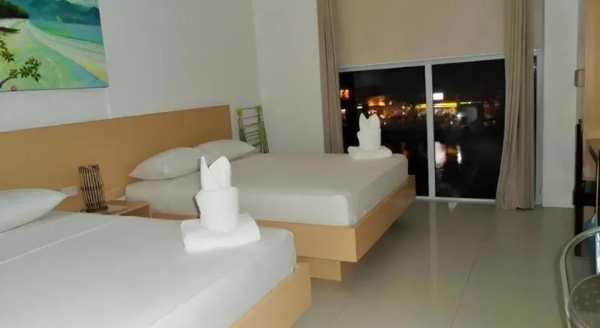 Bed in Jeffrey S Hotel