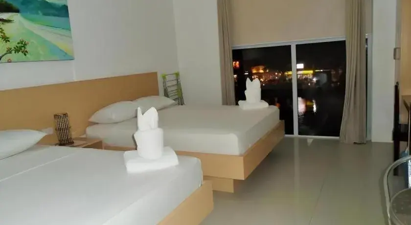 Bed in Jeffrey S Hotel Bed in Jeffrey S Hotel