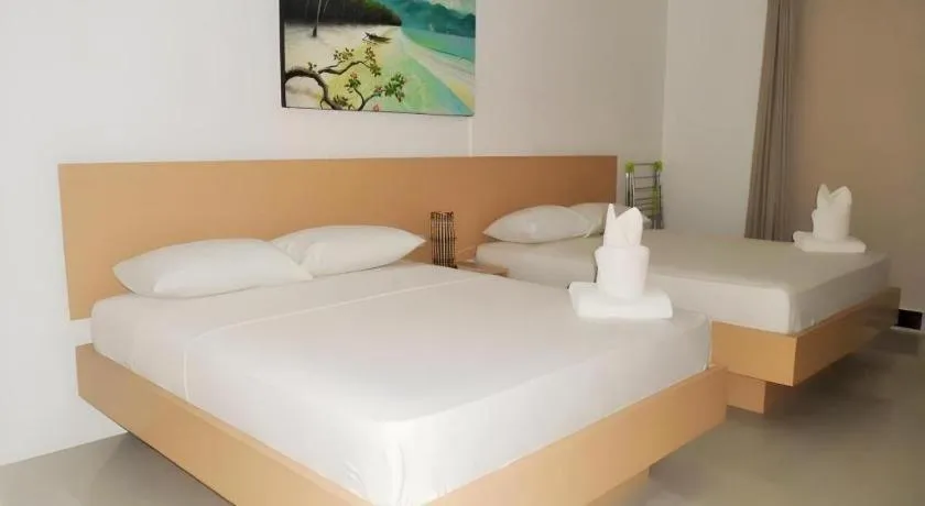 Bed in Jeffrey S Hotel