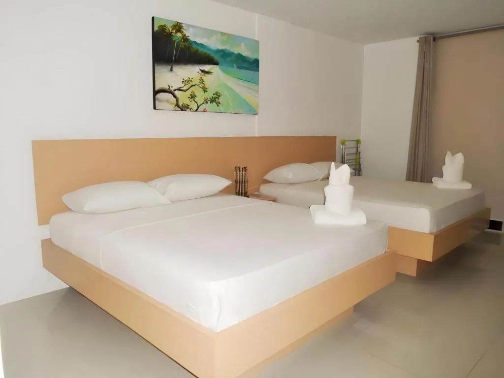 Bed in Jeffrey S Hotel