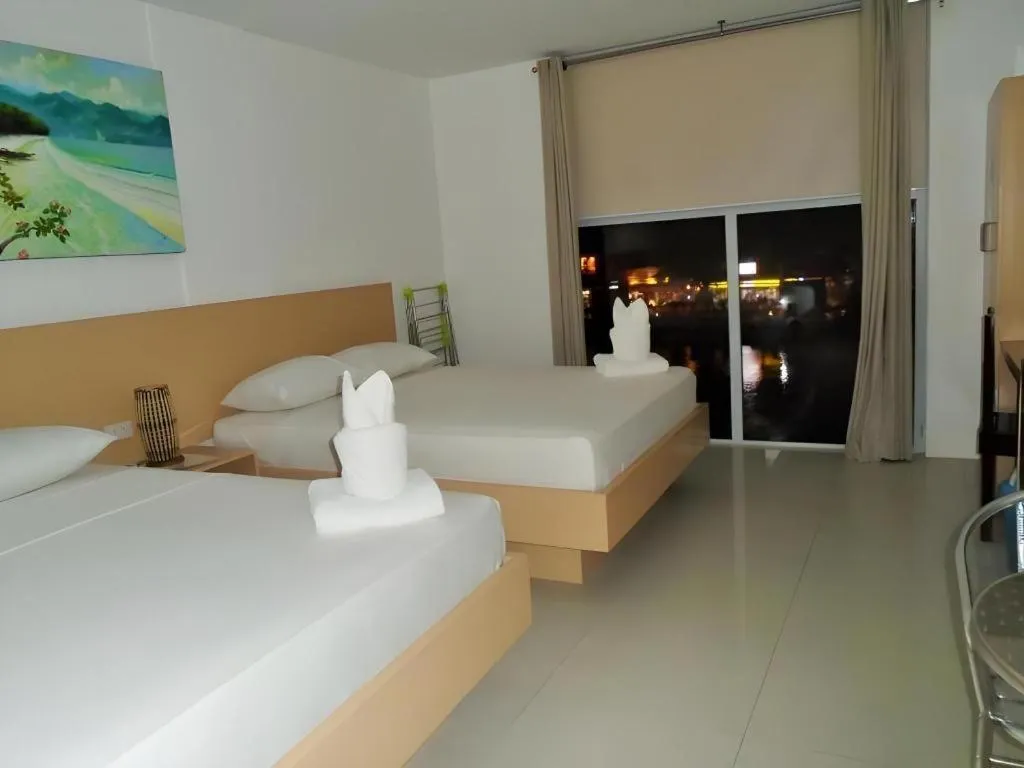 Bed in Jeffrey S Hotel