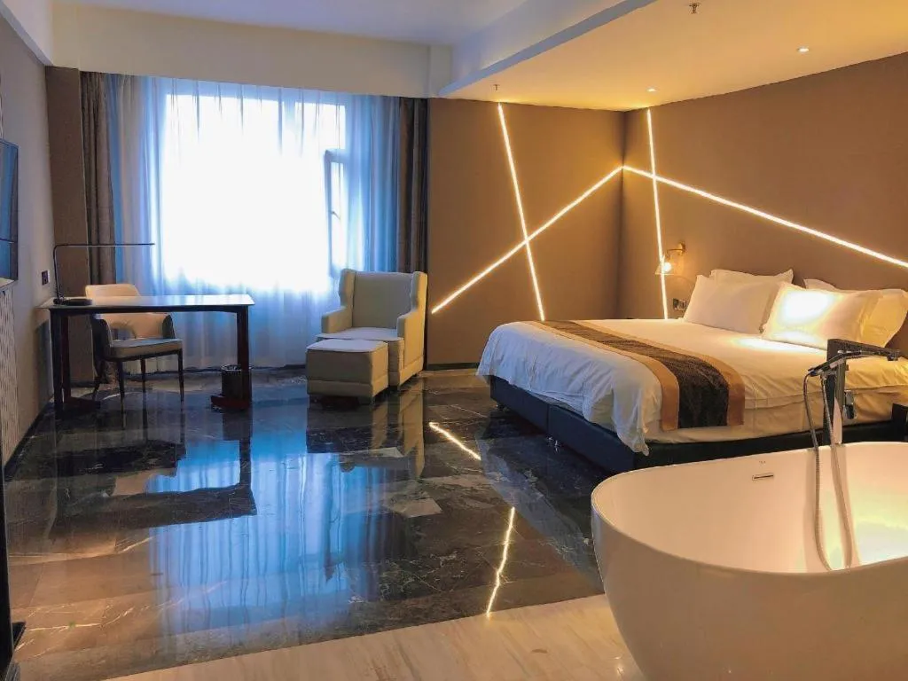 Bed in Harbin Splendent Hotel