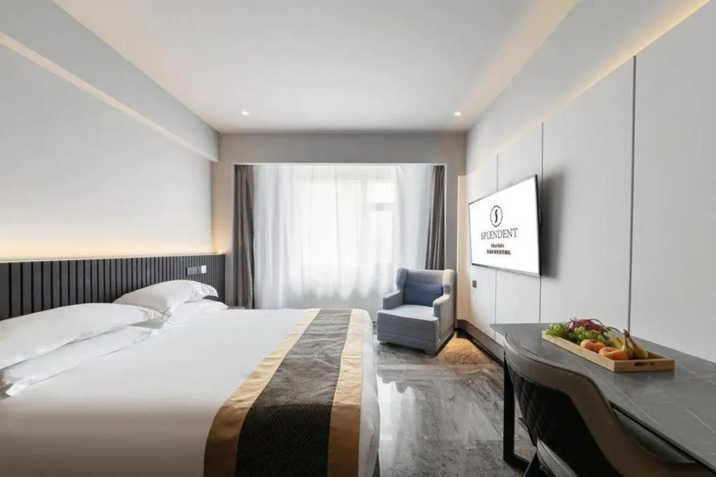 Bed in Harbin Splendent Hotel