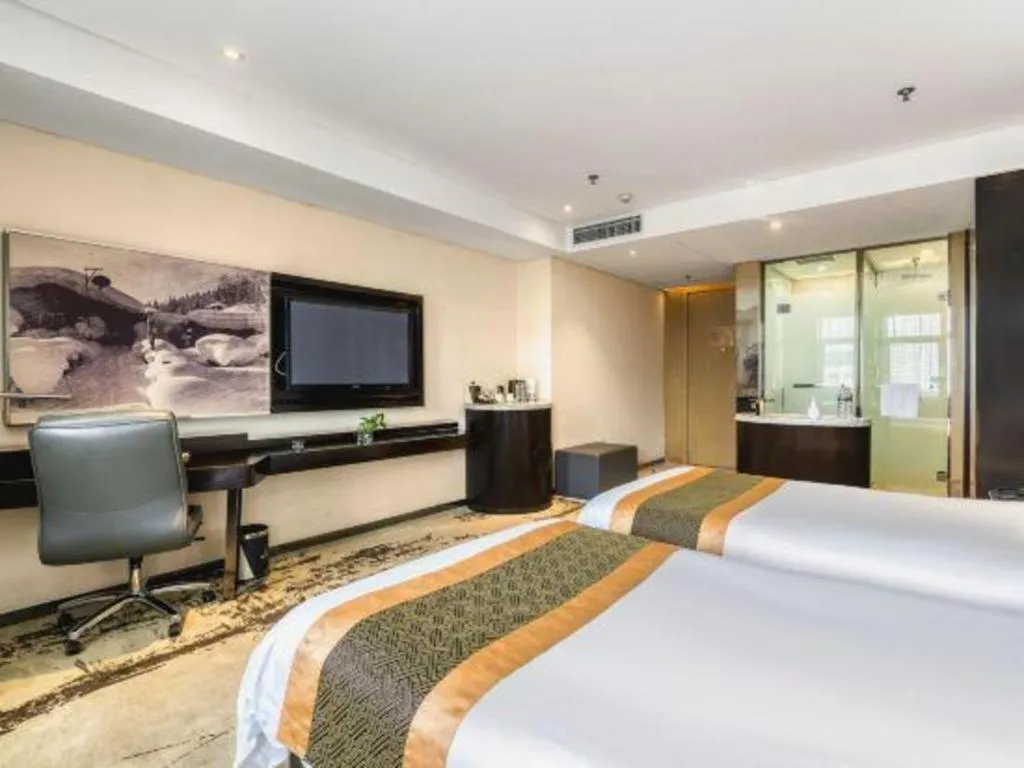 Bed in Harbin Splendent Hotel