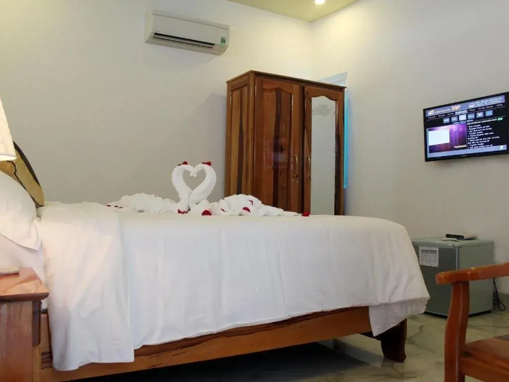 Bed in Hong Mai Hotel Nha Trang Bed in Hong Mai Hotel Nha Trang