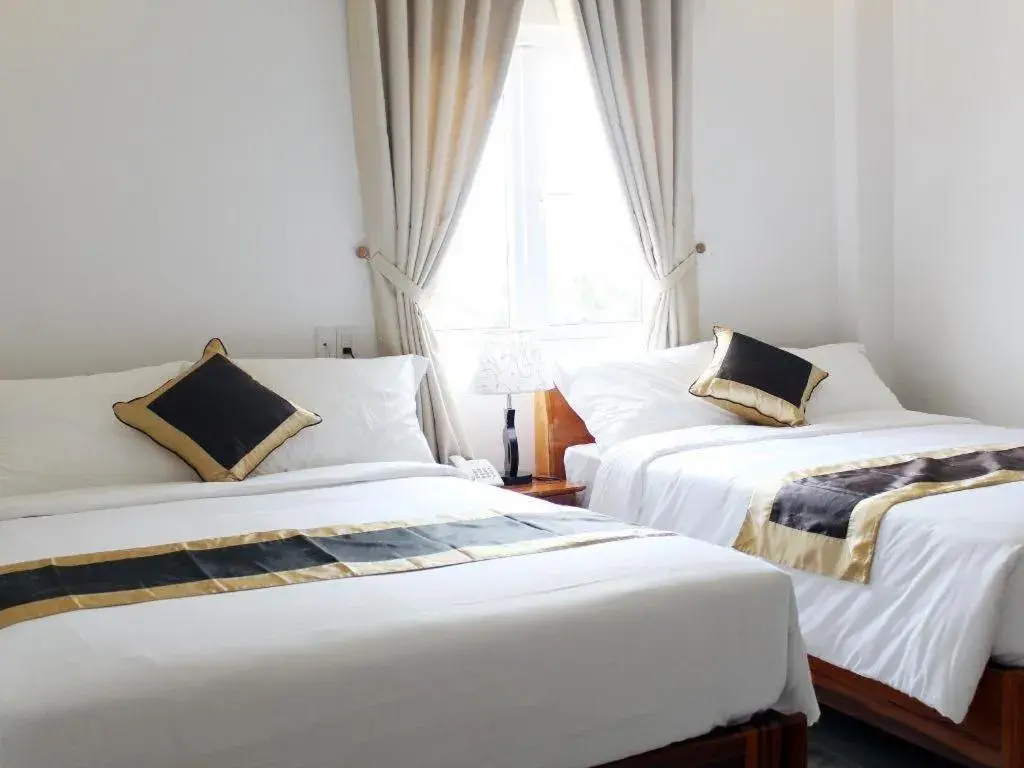 Bed in Hong Mai Hotel Nha Trang Bed in Hong Mai Hotel Nha Trang