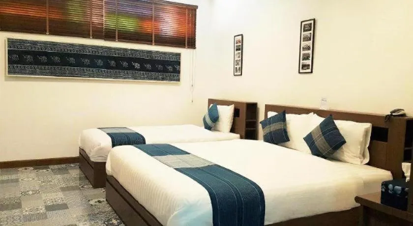 Bed in The Indigo House Phrae