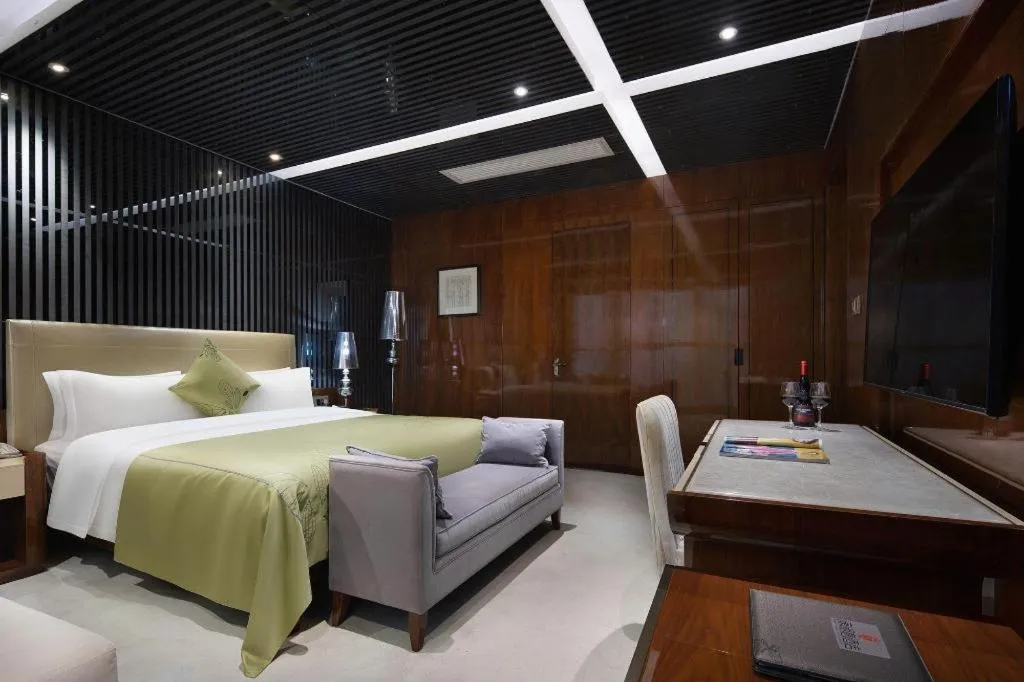 Bed in Yongzhou Chuang Fa Cheng XiaoXiangYi Hotel