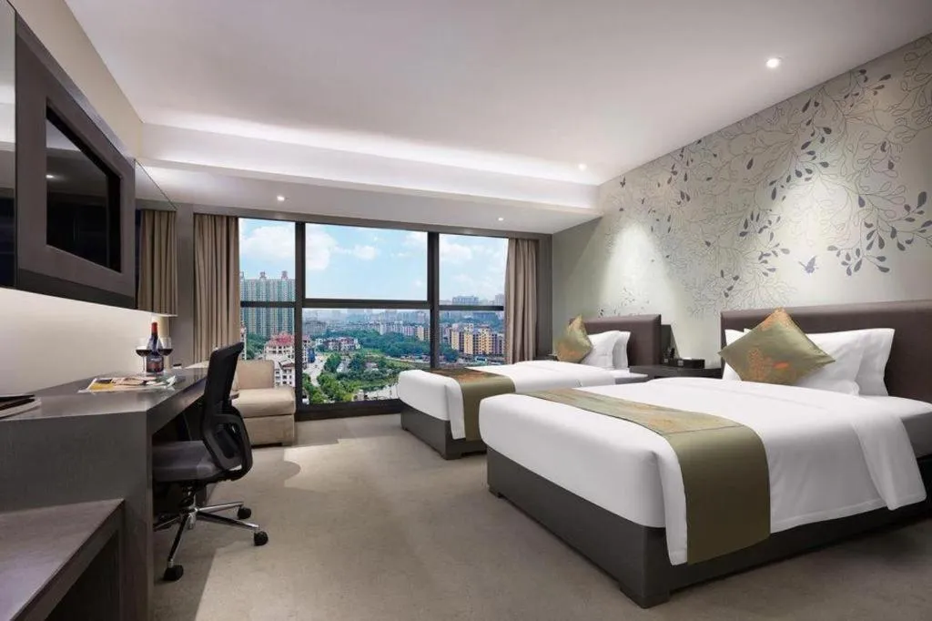 Bed in Yongzhou Chuang Fa Cheng XiaoXiangYi Hotel