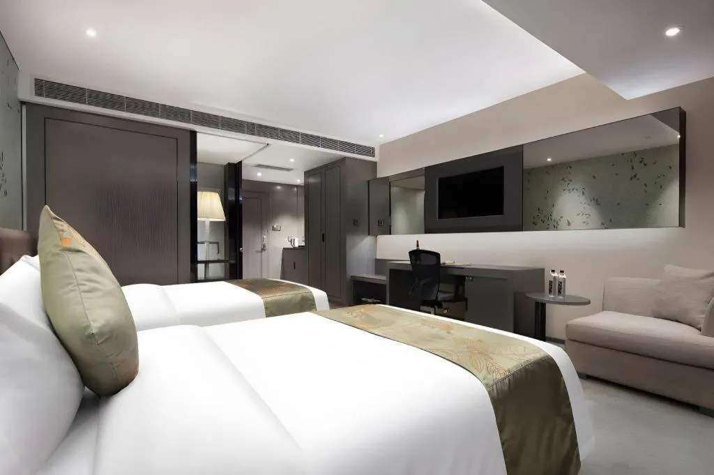 Bed in Yongzhou Chuang Fa Cheng XiaoXiangYi Hotel