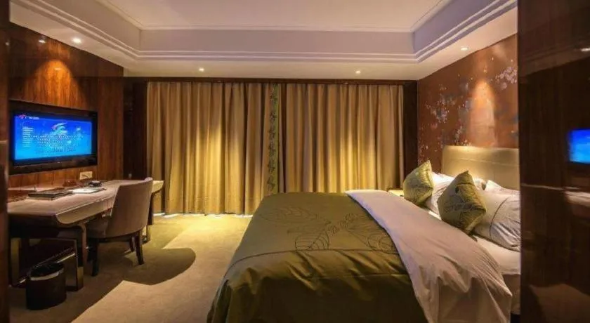 Bed in Yongzhou Chuang Fa Cheng XiaoXiangYi Hotel