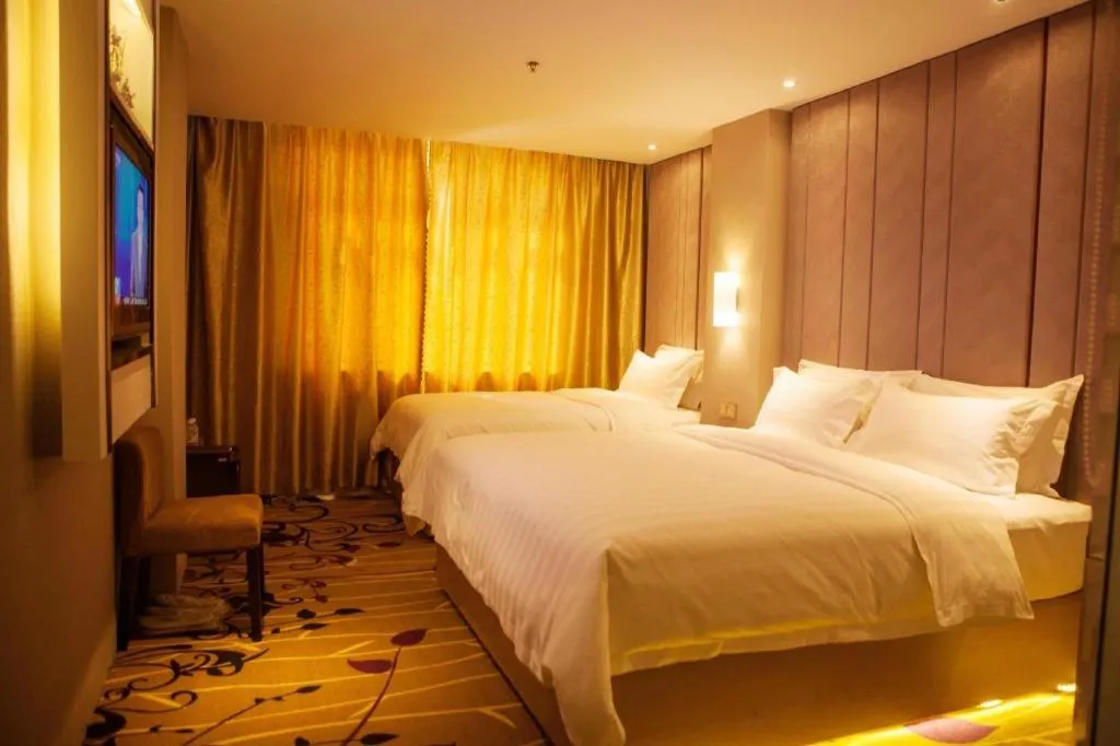 Bed in Lavande Hotel Yantai Train Station Branch