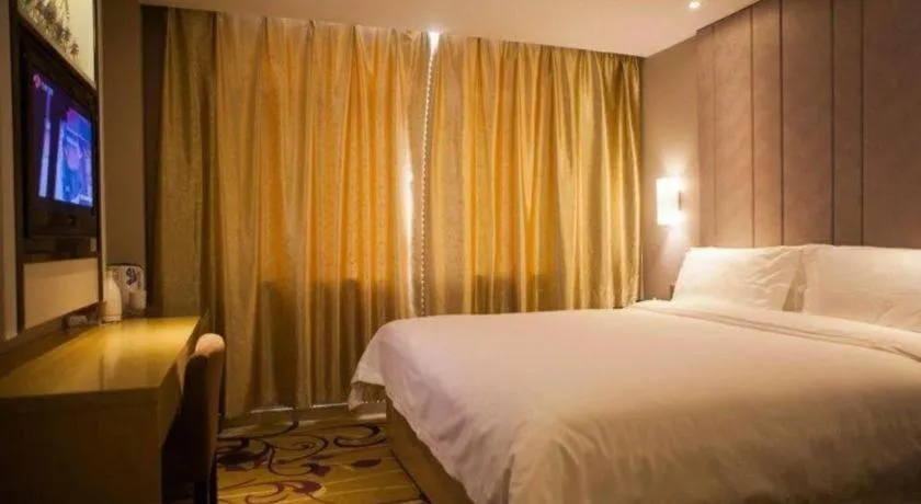 Bed in Lavande Hotel Yantai Train Station Branch