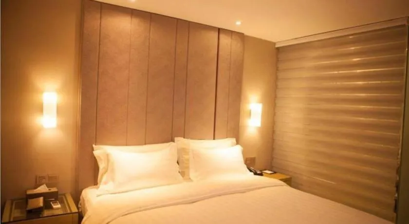 Bed in Lavande Hotel Yantai Train Station Branch