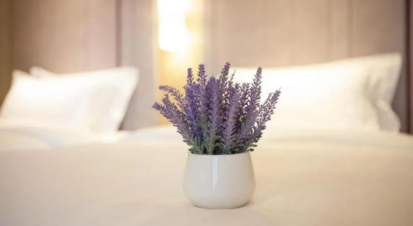 Bed in Lavande Hotel Yantai Train Station Branch