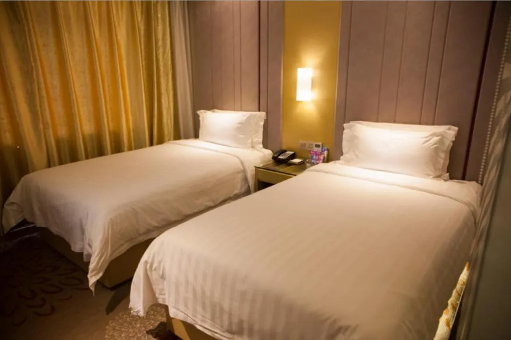 Bed in Lavande Hotel Yantai Train Station Branch