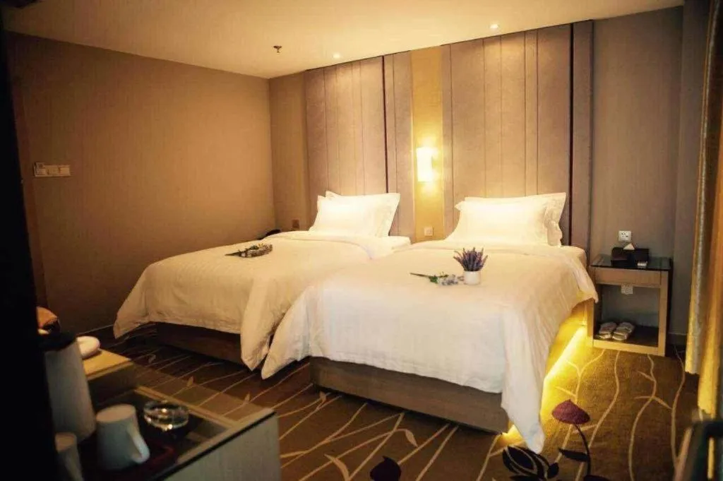 Bed in Lavande Hotel Yantai Train Station Branch